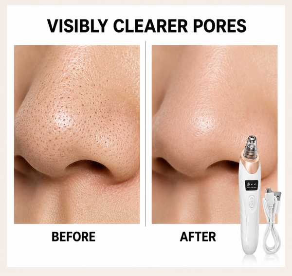 Blackhead Vacuum Extractor — Deep Pore Cleansing Suction Tool