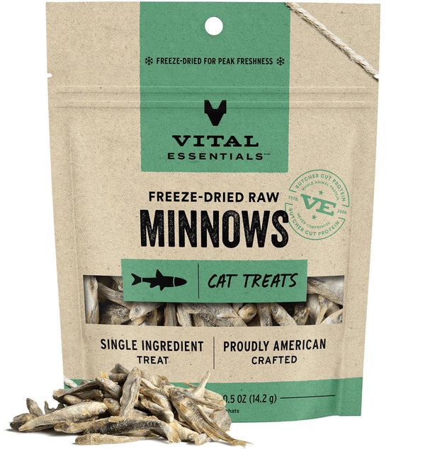 Hounddale Freeze-Dried Minnow Cat Treats bag