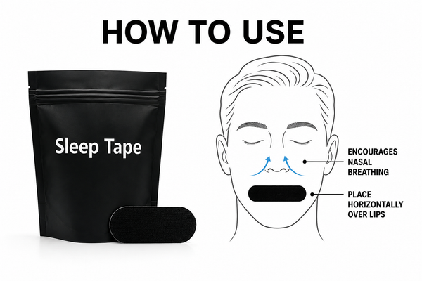 Nasal Breathing Sleep Strips — Gentle Mouth Tape (30 Ct)
