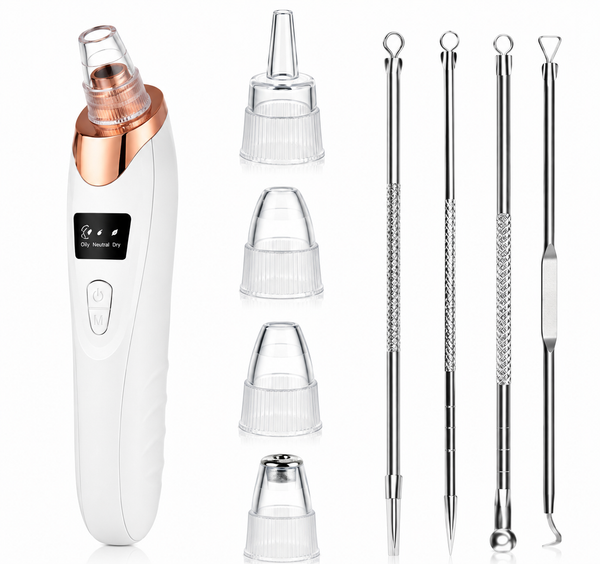 Blackhead Vacuum Extractor — Deep Pore Cleansing Suction Tool