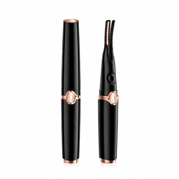 Heated Eyelash Curler — Rechargeable Comb-Style Curling Wand