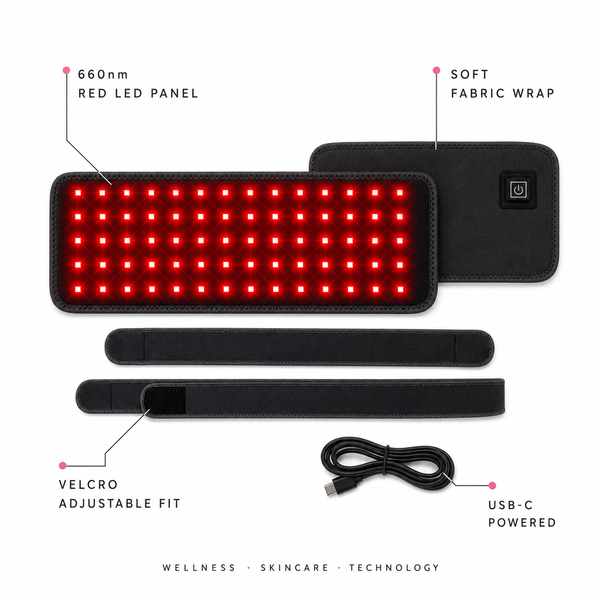Red Light Therapy Belt — USB Wrap for Muscle & Skin Support