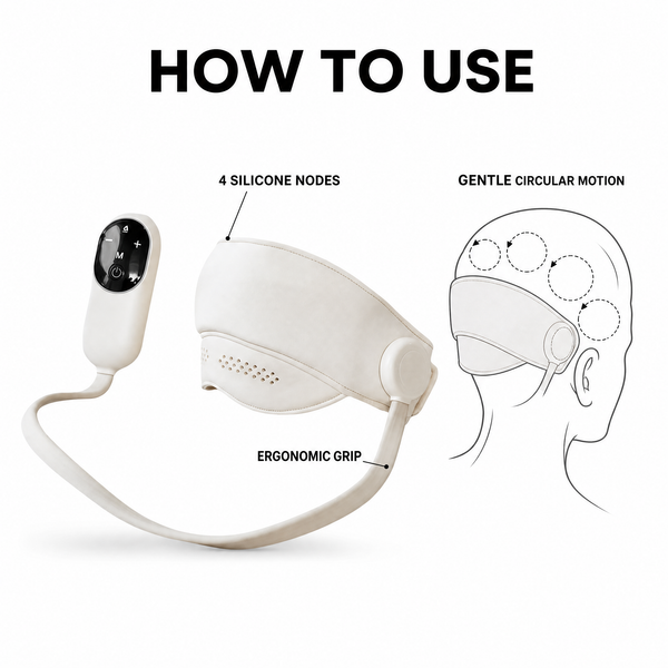 Electric Scalp Massager — Deep Kneading Wet & Dry Head Massager