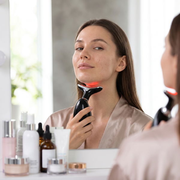Neck Lift Vibration Massager — Anti-Wrinkle Décolletage Device
