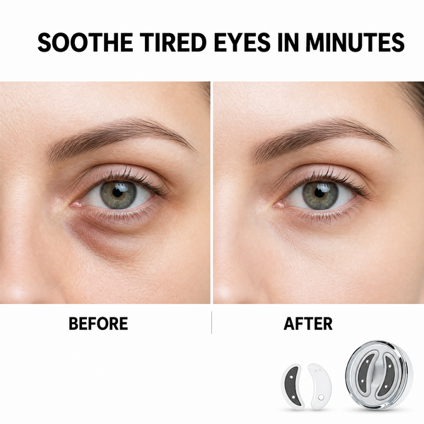 Pro EMS Eye Massager — Red Light + Pulse for Tired Eyes