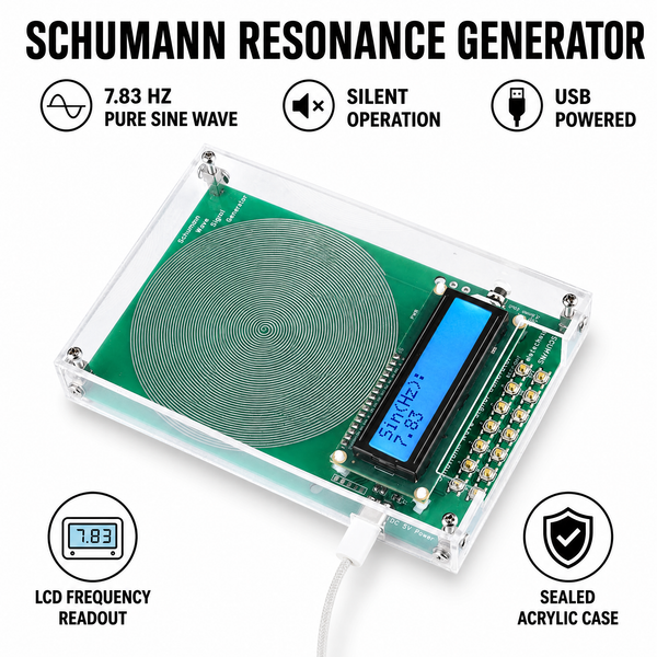 Schumann Resonance Generator — 7.83 Hz Grounding Frequency Device