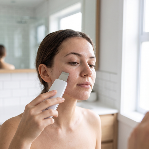 Ultrasonic Skin Scrubber Spatula — Blackhead & Deep Pore Exfoliator