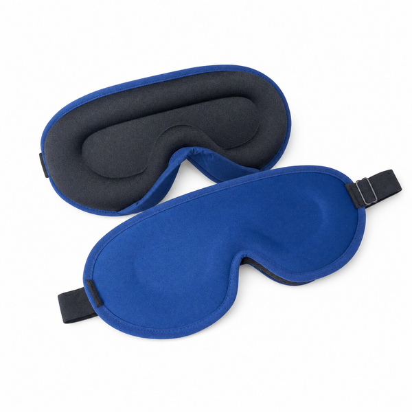 3D Contoured Sleep Mask — Memory Foam Blackout Eye Mask