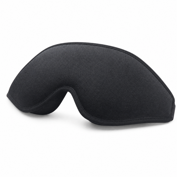 3D Contoured Sleep Mask — Memory Foam Blackout Eye Mask