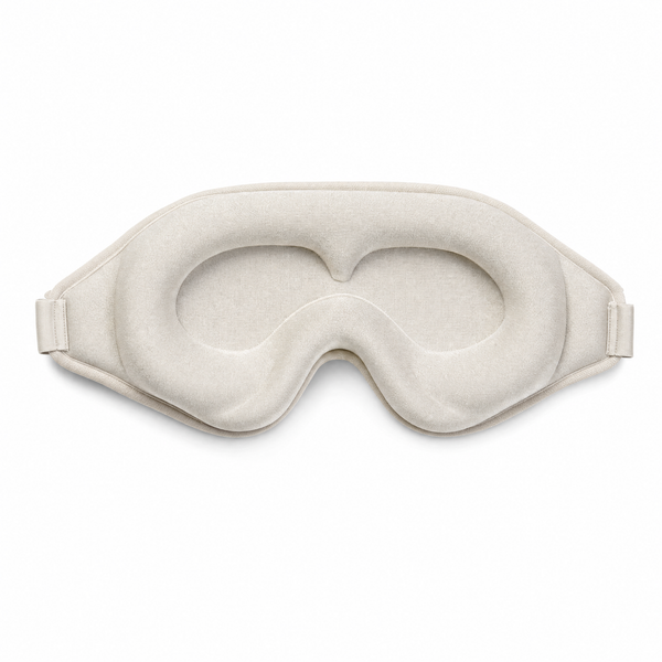 3D Contoured Sleep Mask — Memory Foam Blackout Eye Mask